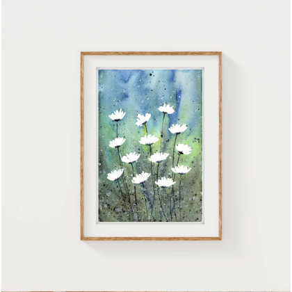 Małgorzata Domańska ART - obrazy akwarela - Akwarela A5. Łąka foto #1