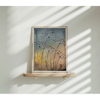 Akwarela A5. Łąka, Małgorzata Domańska ART, obrazy akwarela