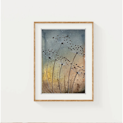 Małgorzata Domańska ART - obrazy akwarela - Akwarela A5. Łąka foto #1