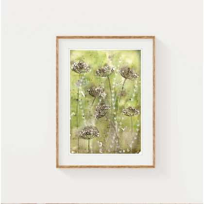 Małgorzata Domańska ART - obrazy akwarela - Akwarela A5. Trawy foto #1