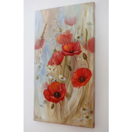 Lidia Olbrycht - obrazy olejne - Zapach Lata, ręcznie malowany olejny foto #1