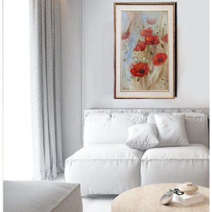 Lidia Olbrycht - obrazy olejne - Zapach Lata, ręcznie malowany olejny foto #4