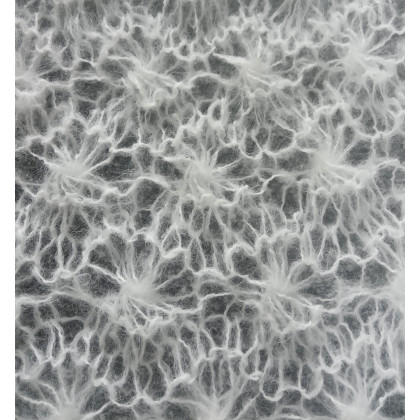 Danuta Zgoł - chusty,apaszki - Biały szal z alpaką na drutach foto #3