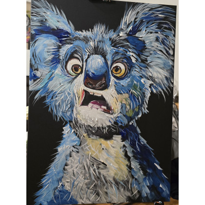 Koala, Wojciech Adalberto, obrazy akryl