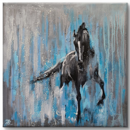 Justyna Zielonka - obrazy olejne - Deszcz 1 foto #1