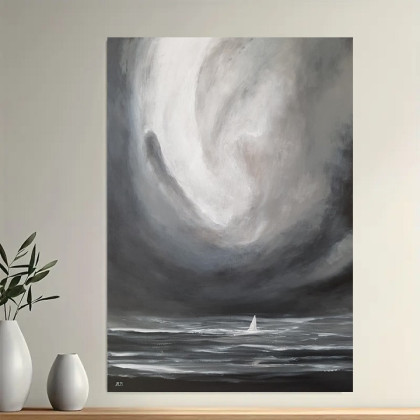 Morze   - obraz akrylowy 100/70 cm, Paulina Lebida, obrazy akryl