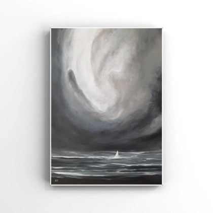 Paulina Lebida - obrazy akryl - Morze   - obraz akrylowy 100/70 cm foto #4