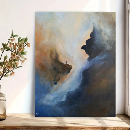 Paulina Lebida - obrazy akryl - Samotnik -obraz akrylowy 60/50 cm foto #1