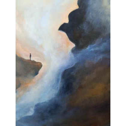 Paulina Lebida - obrazy akryl - Samotnik -obraz akrylowy 60/50 cm foto #3