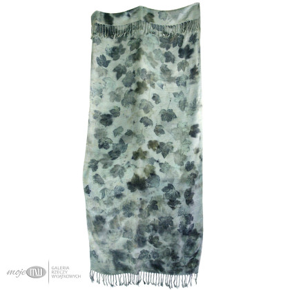Moje MW - szale - Szal Eko-druk / bawełna morska foto #1