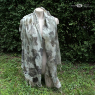 Szal Eko-druk / bawełna morska