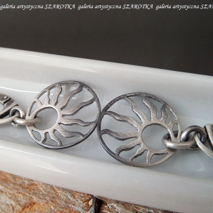 szarotka - kolczyki  - YOU ARE MY SUNSHINE kolczyki ze srebra foto #1