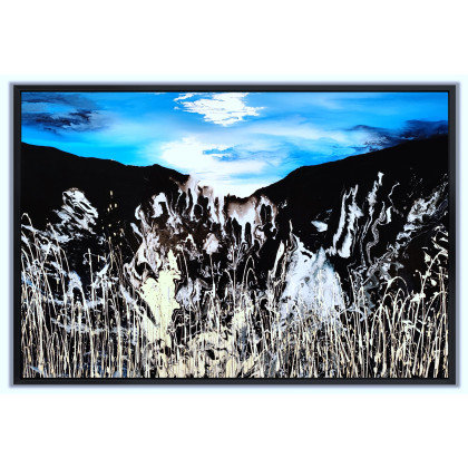 Felix Guenther - obrazy akryl - Serenity in the mountains foto #3