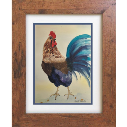 Akwarela Akwarelka Obraz pt: Strażnik Świtu, Beata Rudecka, obrazy akwarela