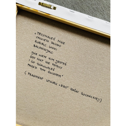 Marta Hajduk-Pawlica - obrazy akryl - Ego - praca z cyklu MADISON. Namalowałam piosenki. foto #3