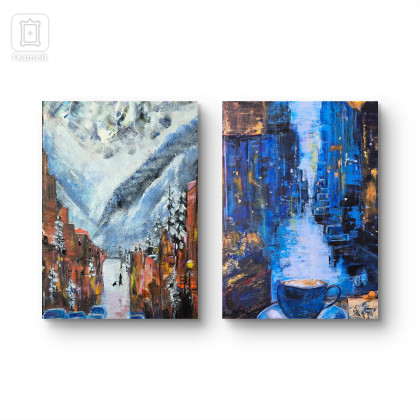 Ewa Mościszko - olej + akryl - USA trip foto #2