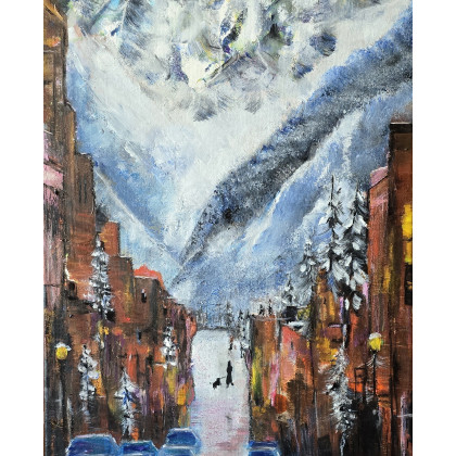 Ewa Mościszko - olej + akryl - USA trip foto #3