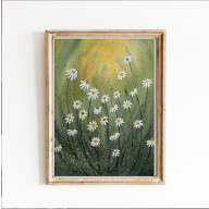 Akwarela 30x40cm. Łąka