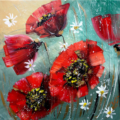 4mara - kasetki, pudełka - Maki – Szkatułka foto #1