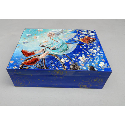 4mara - kasetki, pudełka - Anioł dobrych wiadomości – Szkatułka foto #1