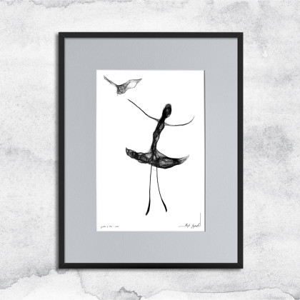 dopłata do formatu, Maja Gajewska, grafika tech. mieszana