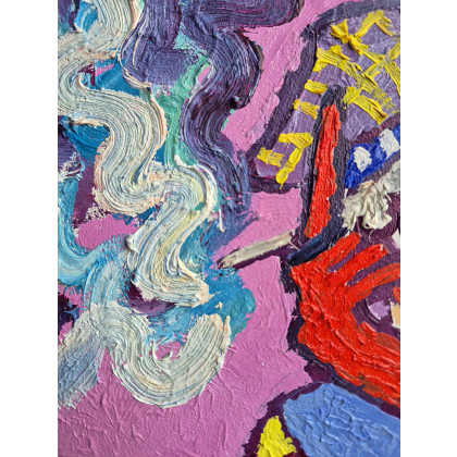 Marlena Kuć - obrazy olejne - kocia melancholia foto #1