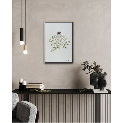 Marta Hajduk-Pawlica - obrazy akwarela - Jemioła A4 - akwarela foto #1