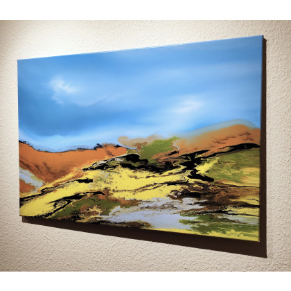 Felix Guenther - obrazy akryl - Harmonic flows in nature foto #1