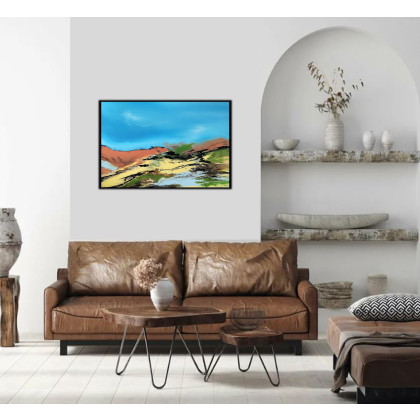 Felix Guenther - obrazy akryl - Harmonic flows in nature foto #2