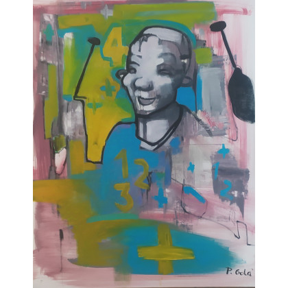 Bębniarz, Piotr Gola, obrazy olejne