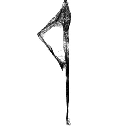 Maja Gajewska - grafika tech. mieszana - Oprawiona grafika JOGA - nr 146 foto #1