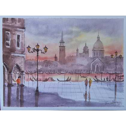 WENECJA 1, Tomasz Woźniak, obrazy akwarela