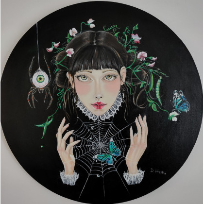 Koniec niewinności, Dorota Herba, obrazy olejne