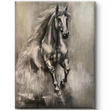 Justyna Zielonka - obrazy olejne - Bez uprzęży 1 foto #1