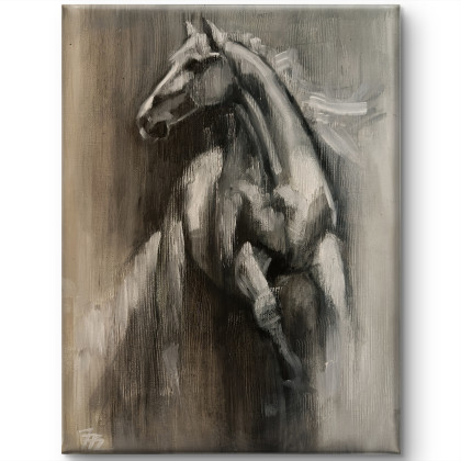 Justyna Zielonka - obrazy olejne - Bez uprzęży 2 foto #1