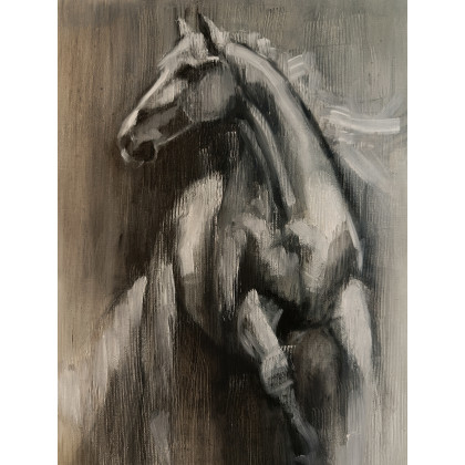 Justyna Zielonka - obrazy olejne - Bez uprzęży 2 foto #4