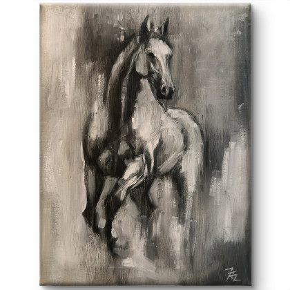 Justyna Zielonka - obrazy olejne - Bez uprzęży 3 foto #1