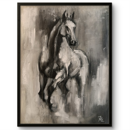 Justyna Zielonka - obrazy olejne - Bez uprzęży 3 foto #3