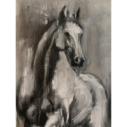 Justyna Zielonka - obrazy olejne - Bez uprzęży 3 foto #4