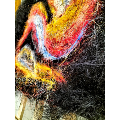 Grzegorz Zalewski - tkanina - Duży Obraz z Włókien Sizal foto #1