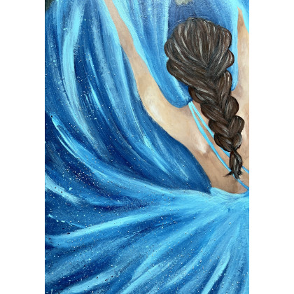 Marta Hajduk-Pawlica - obrazy akryl - Femme Fatale - praca z cyklu MADISON. Namalowałam piosenki. foto #1