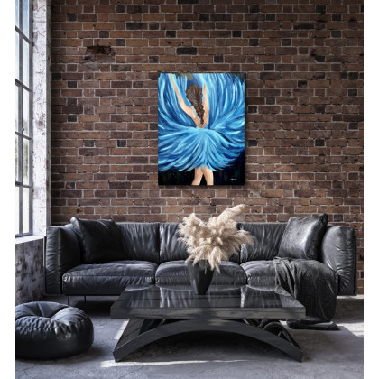 Marta Hajduk-Pawlica - obrazy akryl - Femme Fatale - praca z cyklu MADISON. Namalowałam piosenki. foto #2