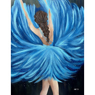 Femme Fatale - praca z cyklu MADISON. Namalowałam piosenki.