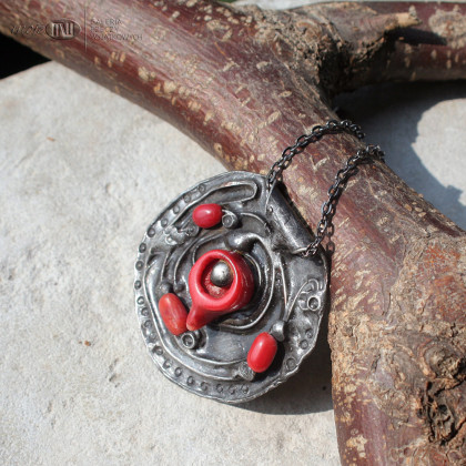 Moje MW - wisiory - Koral-Love 04 foto #1