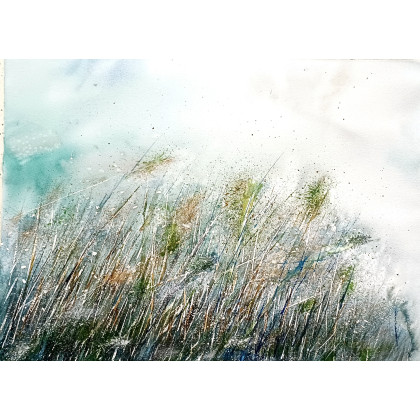 Szelest_AkwarelaA3, BeaGajaszek, obrazy akwarela