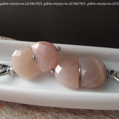 szarotka - kolczyki - SUNNY kolczyki z kamienia słonecznego i srebra foto #1