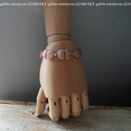 szarotka - bransoletki - SUNNY bransoletka z kamienia słonecznego i srebra foto #4