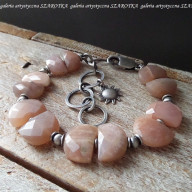 SUNNY BRANSOLETKA Z KAMIENIA SŁONECZNEGO I SREBRA