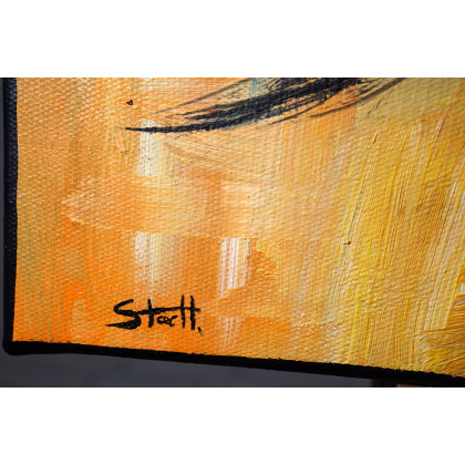 Rafal Stach - obrazy olejne - W objęciach Lotosu 80x100 foto #1