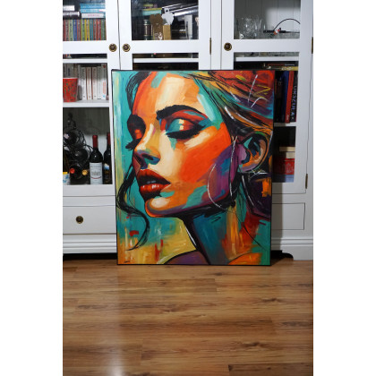 Rafal Stach - obrazy olejne - W objęciach Lotosu 80x100 foto #4